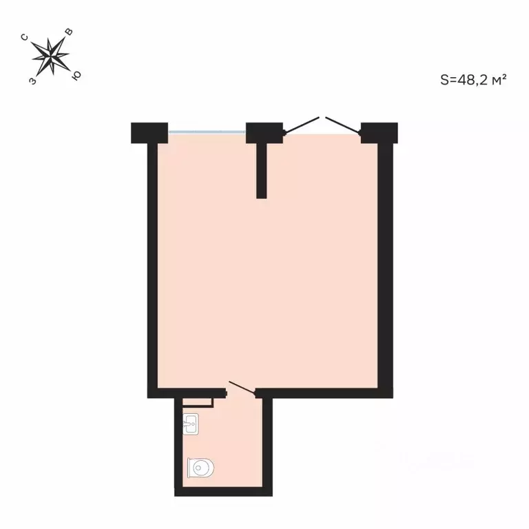 Помещение свободного назначения в Карелия, Петрозаводск Береговая ул., ... - Фото 1