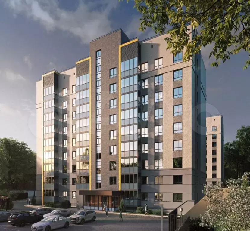 2-к. квартира, 63,4 м, 8/9 эт. - Фото 1