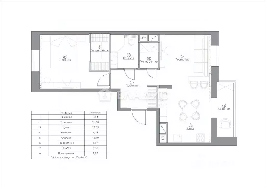 2-к кв. Московская область, Красногорск городской округ, с. ... - Фото 2