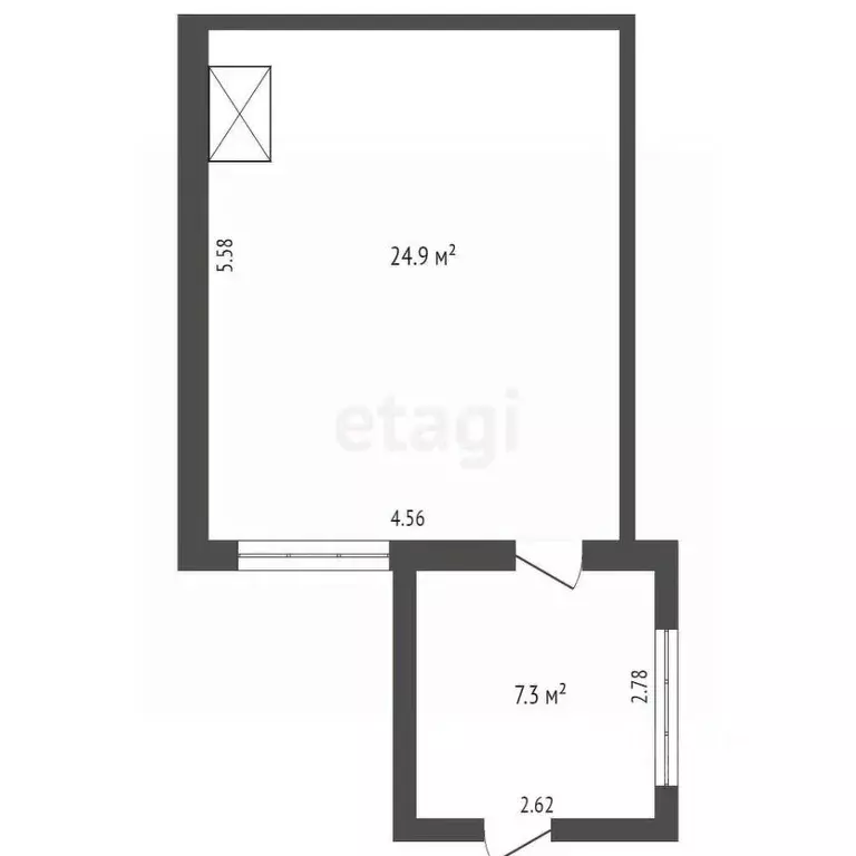 1-к кв. Крым, Саки ш. Евпаторийское (32.2 м) - Фото 2