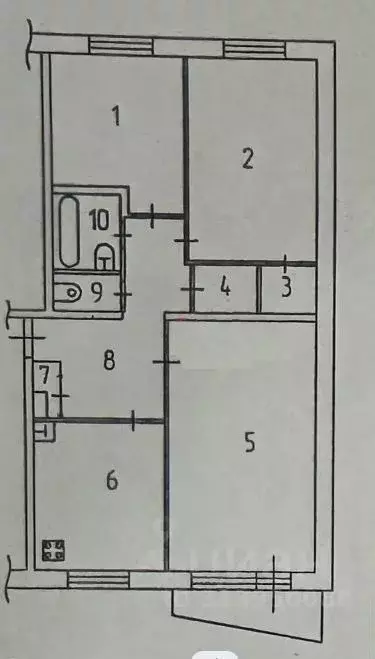 3-к кв. Архангельская область, Северодвинск Юбилейная ул., 15 (70.0 м) - Фото 0