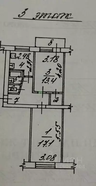 2-к кв. Белгородская область, Белгород просп. Богдана Хмельницкого, ... - Фото 2