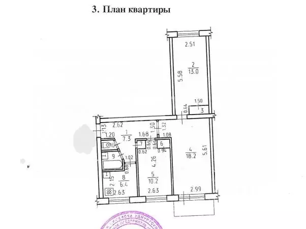 3-к кв. Удмуртия, Ижевск Песочная ул., 34 (60.1 м) - Фото 1