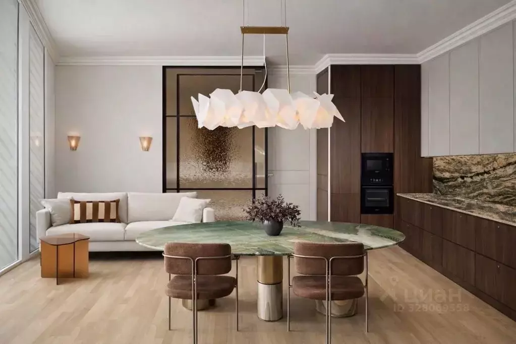 3-к кв. Москва ул. Красина, 7С1 (80.0 м) - Фото 1