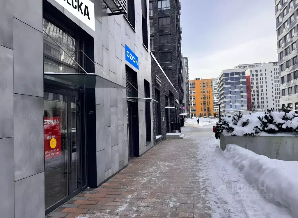 Помещение свободного назначения в Москва Прокшино жилой комплекс (68 ... - Фото 1