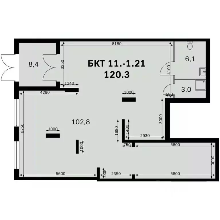 Помещение свободного назначения в Московская область, Ленинский ... - Фото 2