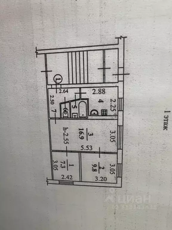 3-к кв. Иркутская область, Иркутск ул. Трилиссера, 84 (46.8 м) - Фото 0