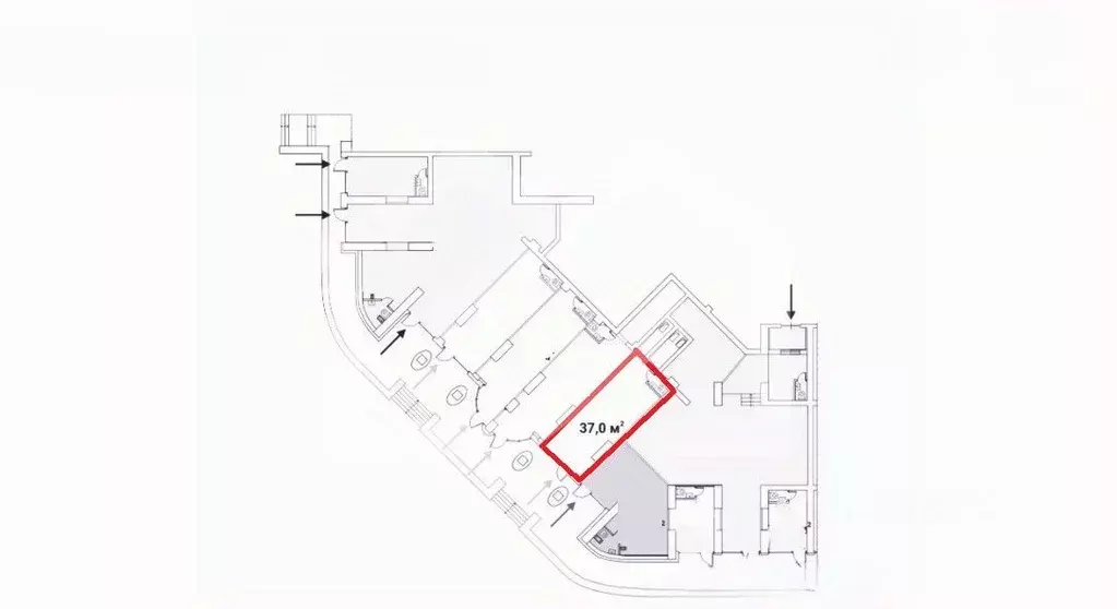 Помещение свободного назначения в Москва Ярцевская ул., 27к1 (37 м) - Фото 2
