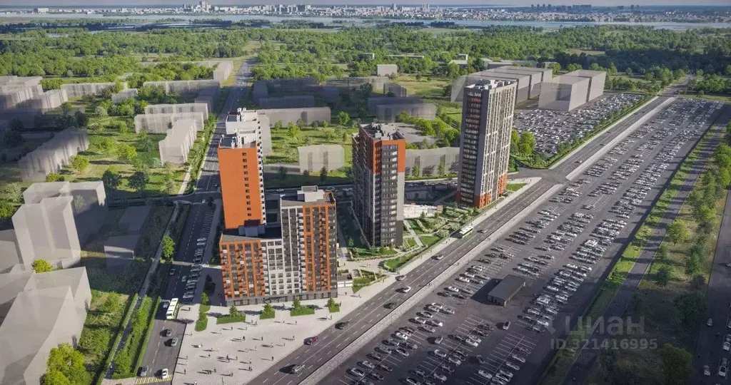 1-к кв. Самарская область, Самара АмГрад жилой комплекс (40.13 м) - Фото 2