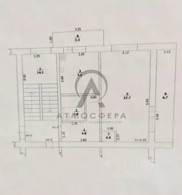 1-к кв. Краснодарский край, Туапсинский муниципальный округ, с. ... - Фото 2