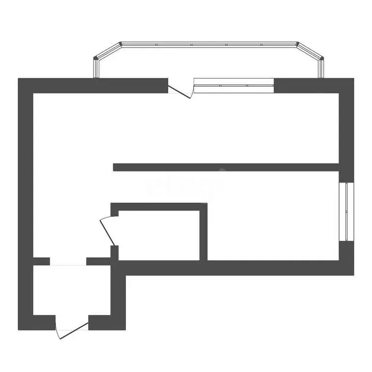 1-комнатная квартира: Чигири, улица Воронкова, 21 (45 м) - Фото 1