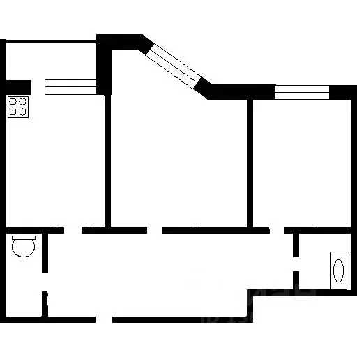 2-к кв. Татарстан, Казань ул. Павлюхина, 110В (62.0 м) - Фото 2