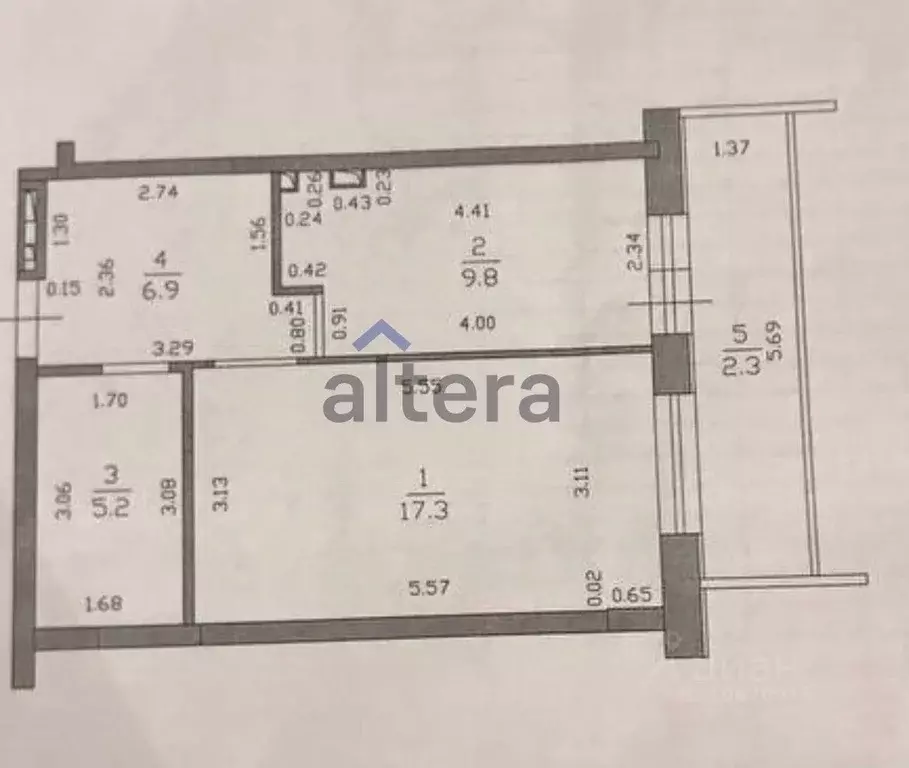 1-к кв. Татарстан, Казань Профессора Камая ул., 10к1 (39.2 м) - Фото 2