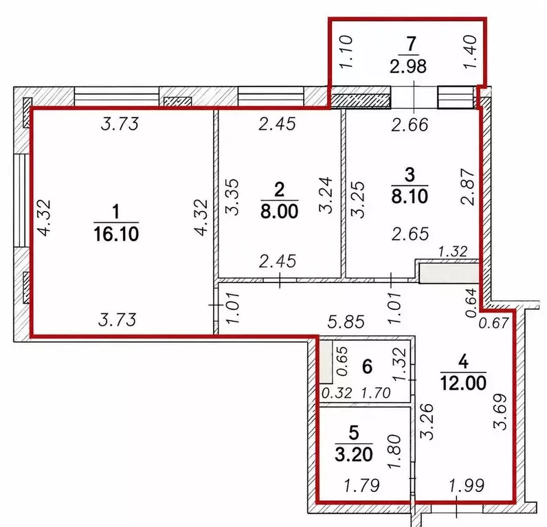 2-к кв. Чувашия, Чебоксары ул. Радужная, 9 (50.0 м) - Фото 2