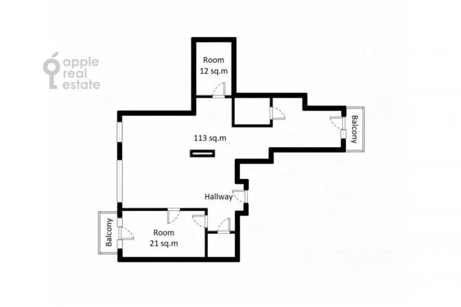 4-к кв. Москва Казарменный пер., 3 (159.0 м) - Фото 1