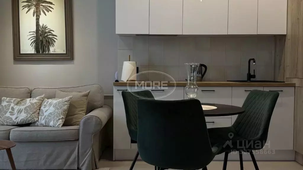 1-к кв. Калининградская область, Янтарный пгт ул. Балебина, 13а (31.9 ... - Фото 1