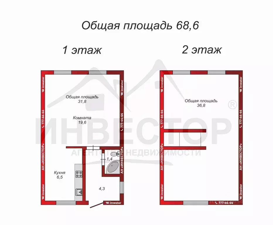 Дом в Челябинская область, Красноармейский муниципальный округ, д. ... - Фото 2