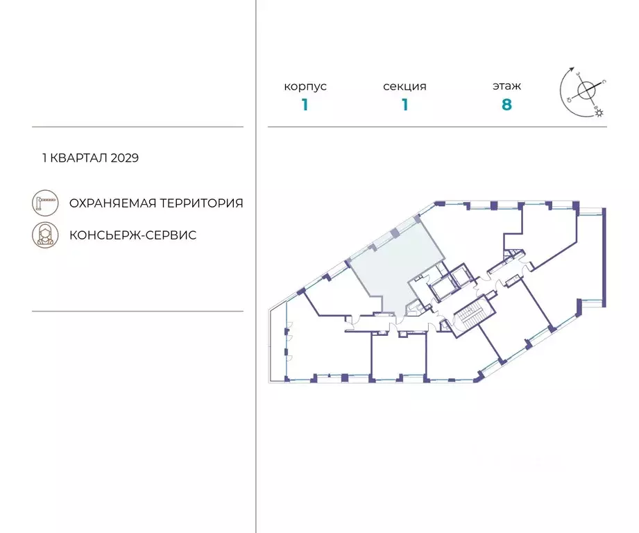 2-к кв. Москва ул. Нижние Мневники, 62Бк1 (68.0 м) - Фото 1