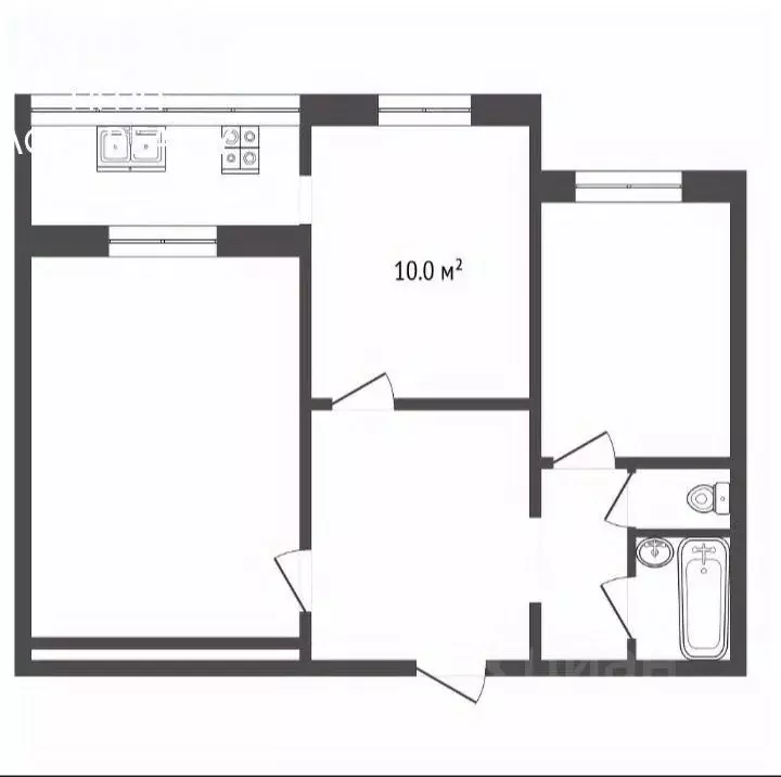 2-к кв. Ставропольский край, Пятигорск ул. Бутырина, 3 (51.0 м) - Фото 2