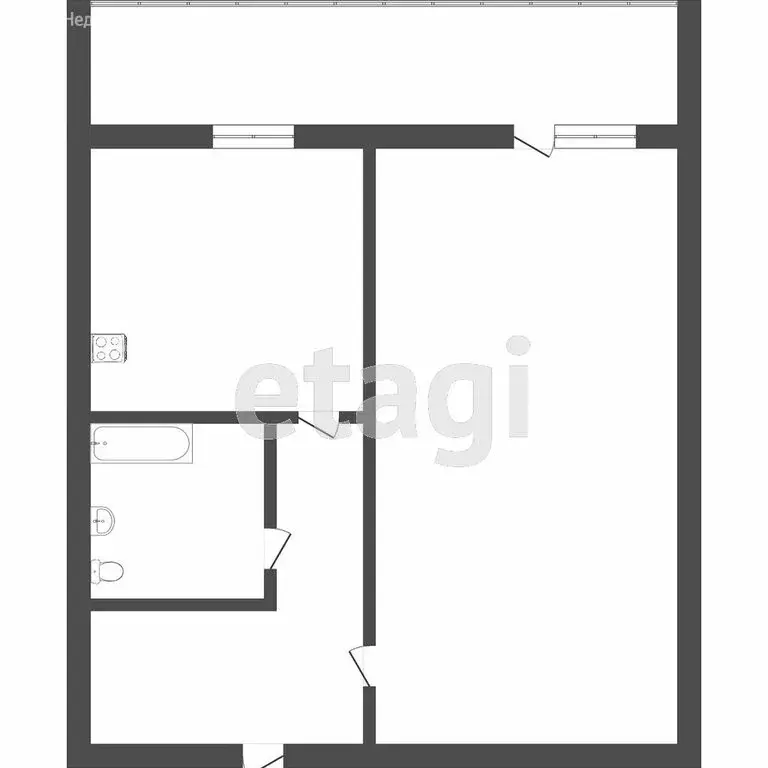 1-комнатная квартира: Томск, микрорайон Солнечный, улица Герасименко, ... - Фото 1