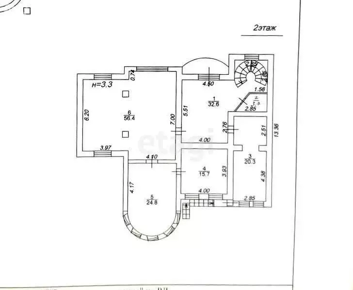 Дом в Махачкала, улица Джамалутдина Атаева (397.5 м) - Фото 2