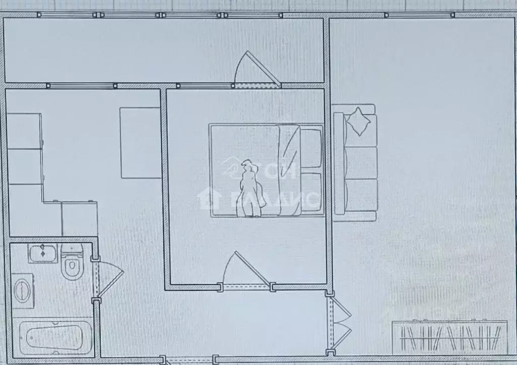 2-к кв. Московская область, Мытищи ул. Мира, 1А (51.8 м) - Фото 2