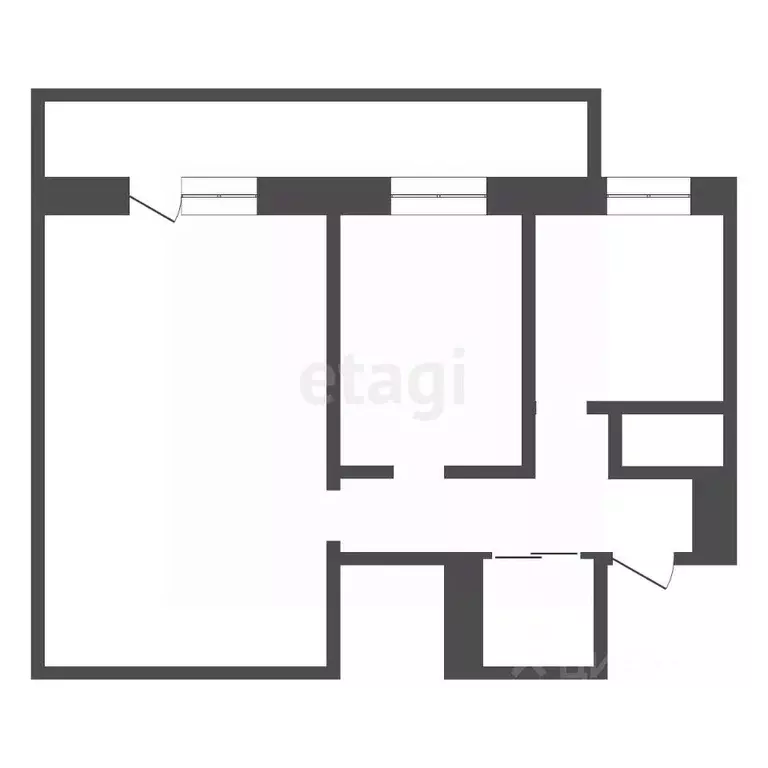 2-к кв. Бурятия, Улан-Удэ ул. Трубачеева, 152А (64.1 м) - Фото 2