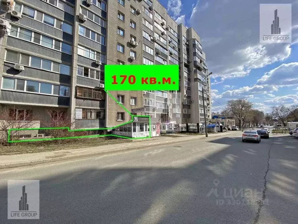 Офис в Самарская область, Самара ул. Дыбенко, 120а (170 м) - Фото 1