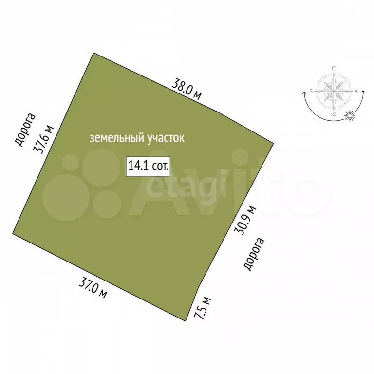 Дом 93,7 м на участке 14,1 сот. - Фото 0
