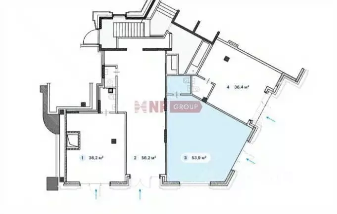 Торговая площадь в Москва Ленинский просп., 2 (54 м) - Фото 2