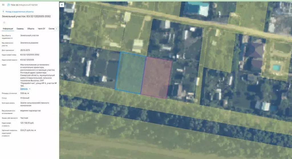 Участок в Ставропольский район, село Выселки (5.58 м) - Фото 1