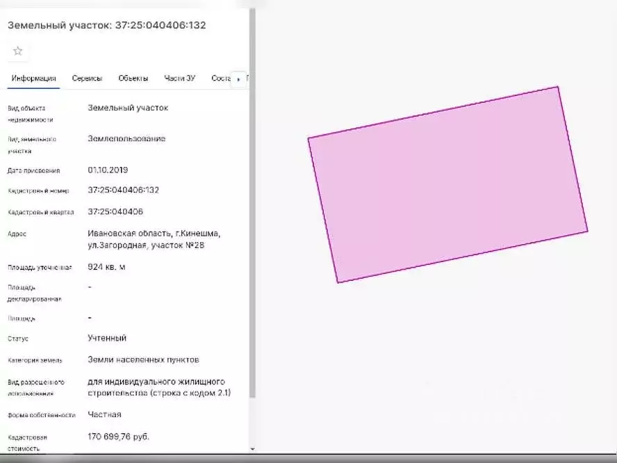 Участок в Ивановская область, Кинешма Загородная ул. (9.24 сот.) - Фото 1