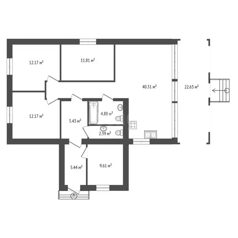 Дом в Агалатовское сельское поселение, массив Вартемяги-1, Вишнёвая ... - Фото 1