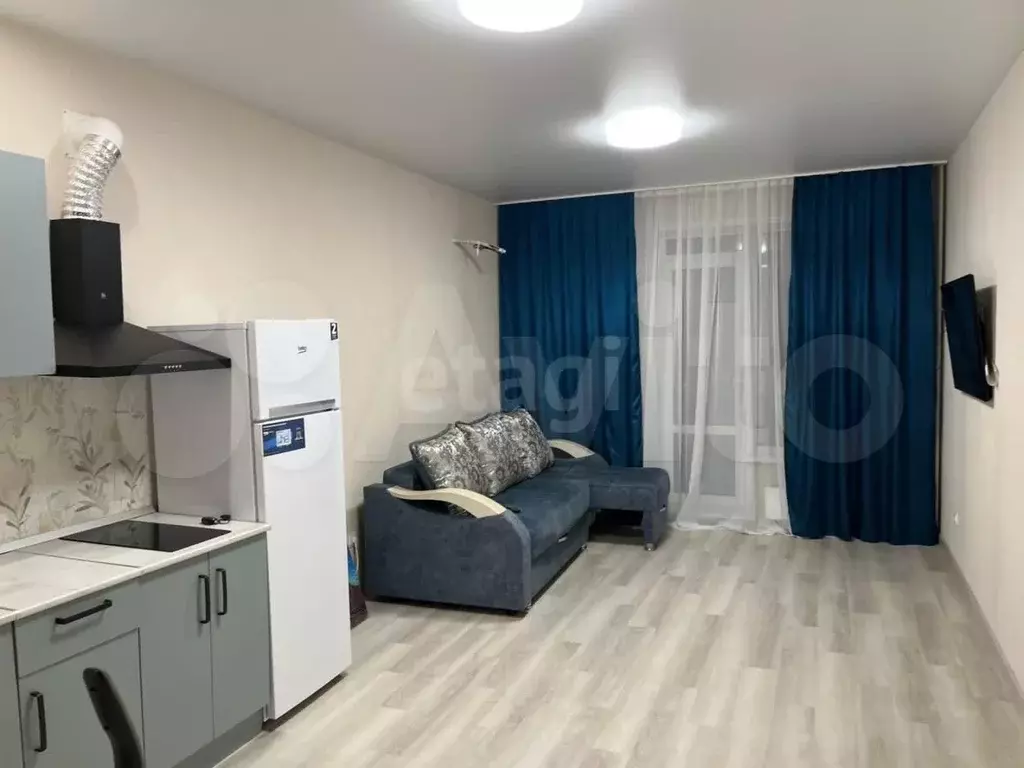 1-к. квартира, 27 м, 6/9 эт. - Фото 1