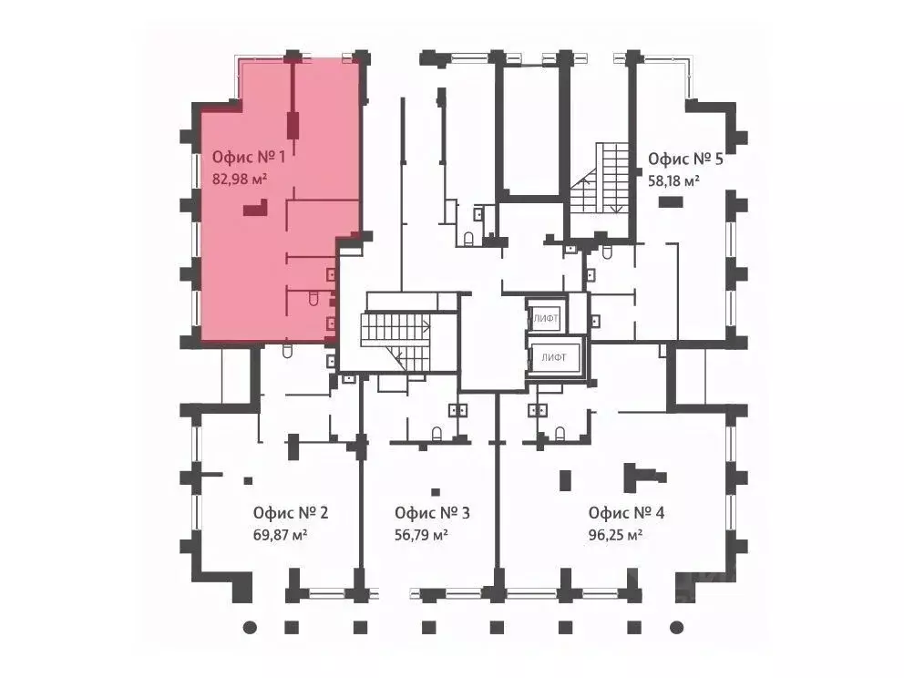 Помещение свободного назначения в Санкт-Петербург наб. Миклухо-Маклая, ... - Фото 2