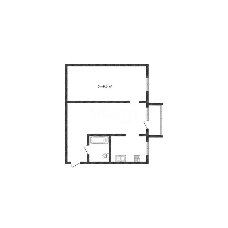 2-комнатная квартира: Бийск, улица имени Героя Советского Союза ... - Фото 1