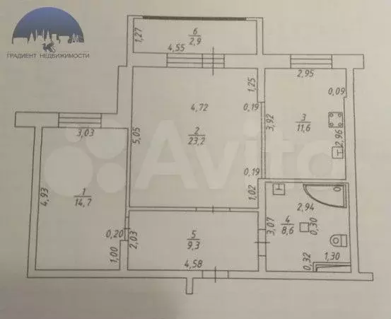 2-к. квартира, 70 м, 10/15 эт. - Фото 0