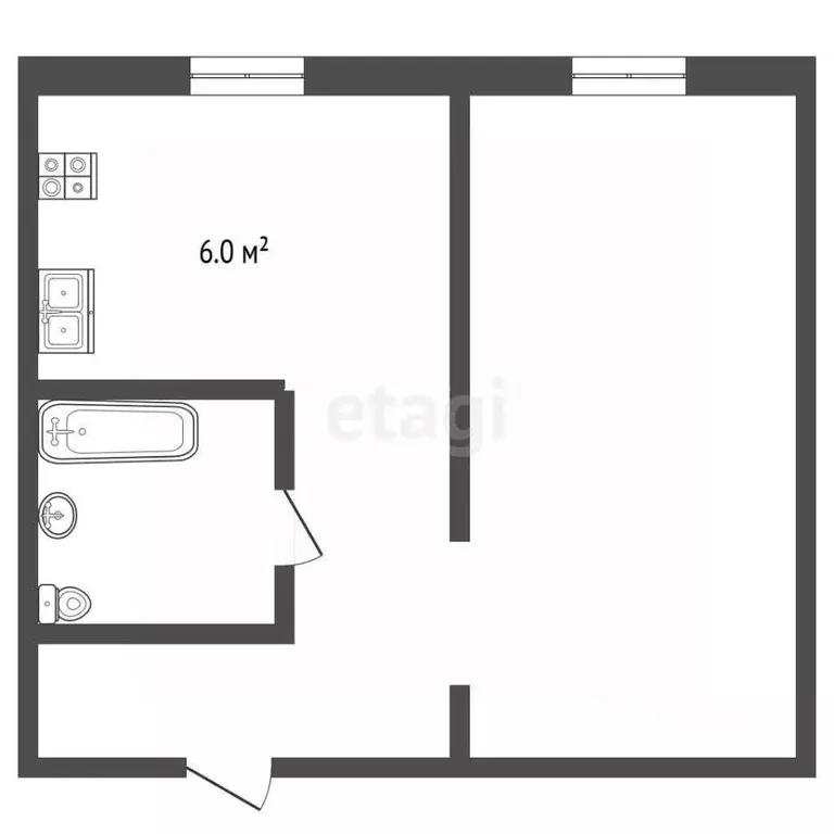 1-к кв. Алтайский край, Барнаул ул. Весенняя, 8к2 (32.0 м) - Фото 2