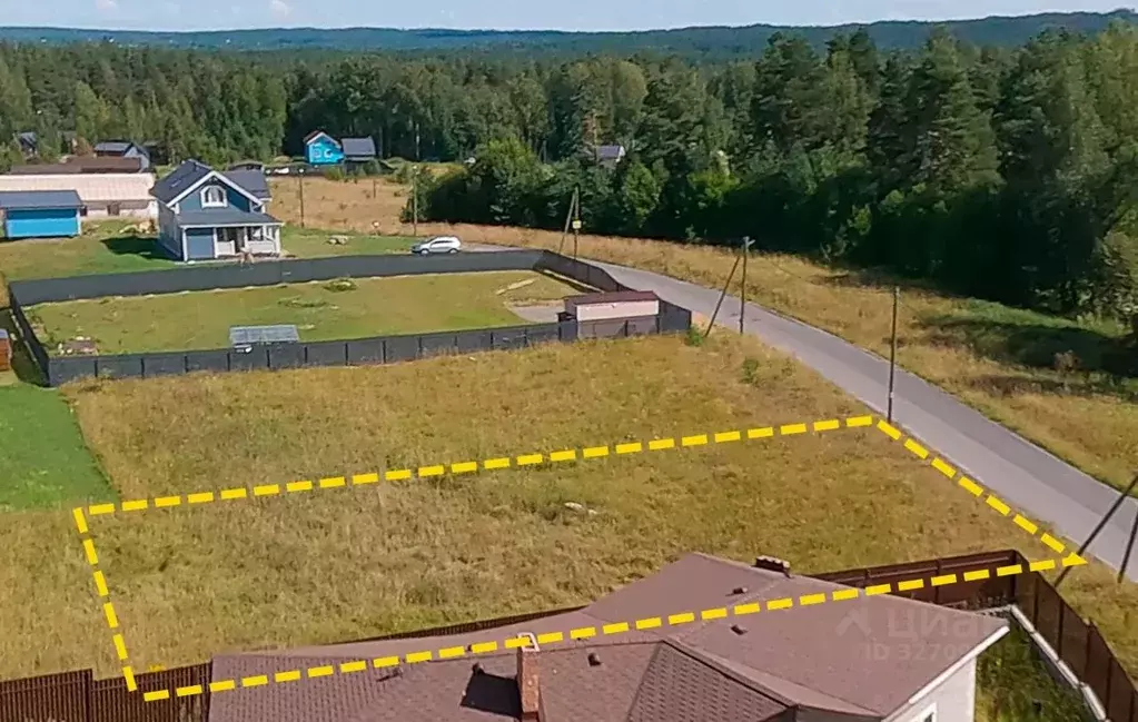 Участок в Ленинградская область, Приозерский район, пос. Сосново ул. ... - Фото 1