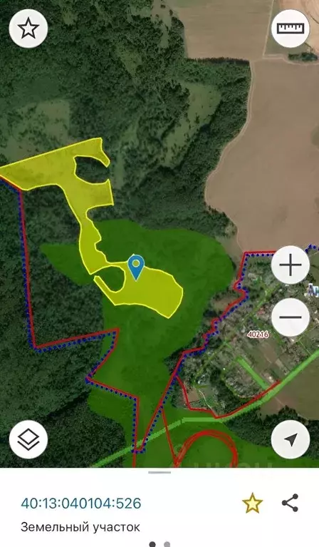 Участок в Калужская область, Малоярославецкий район, Коллонтай с/пос  ... - Фото 1