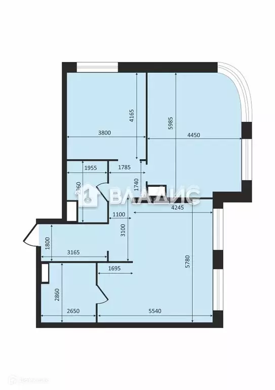 Продаётся 2-к квартира, 100 м - Фото 1