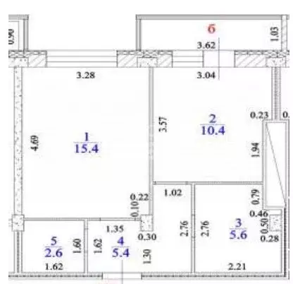 1-к кв. Ульяновская область, Ульяновск просп. Гая, 35Б (39.4 м) - Фото 1