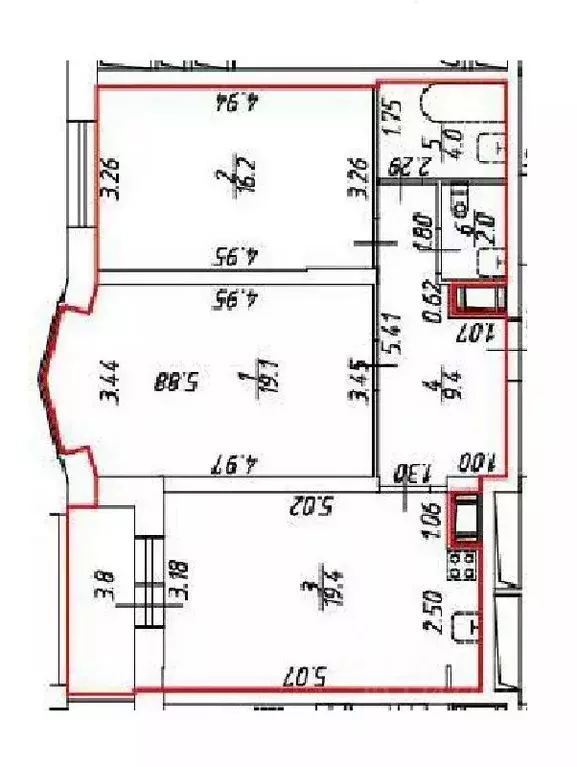 2-к кв. Санкт-Петербург проезд Дизельный, 11к2 (70.1 м) - Фото 1