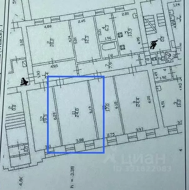 Комната Санкт-Петербург Загородный просп., 21-23 (24.0 м) - Фото 2