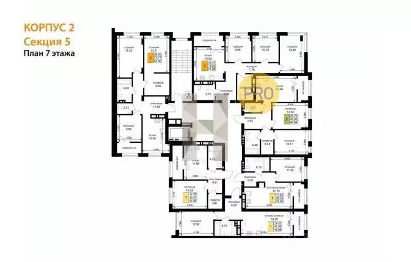 3-к кв. Калининградская область, Гурьевск ул. Героя России ... - Фото 2