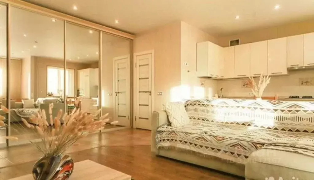 Студия Тверская область, Тверь ул. Благоева, 44 (50.0 м) - Фото 1