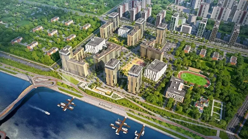 3-к кв. Тюменская область, Тюмень Европейский Берег 2.0 жилой комплекс ... - Фото 0