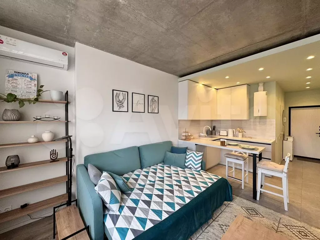 Квартира-студия, 25 м, 3/22 эт. - Фото 1