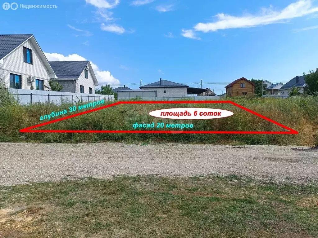 Участок в село Цибанобалка, улица Алексея Ломакина (6 м) - Фото 1