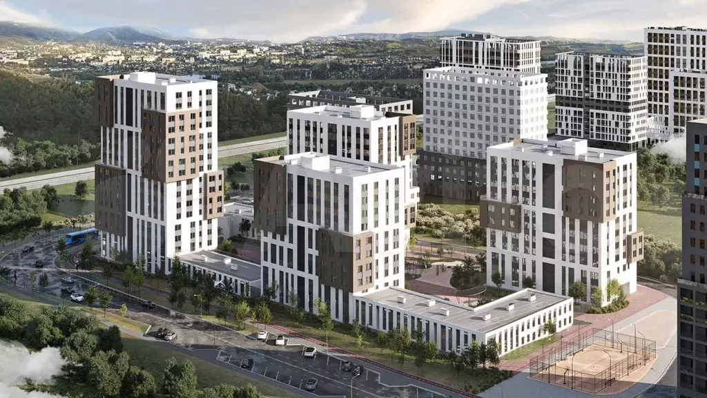 1-к. квартира, 41,5 м, 10/16 эт. - Фото 1